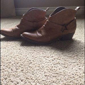 Cute tan booties