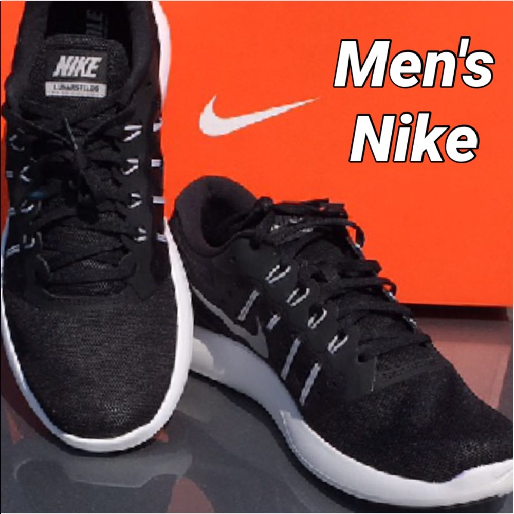 New Men's Nike Black White