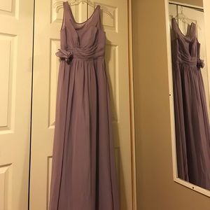 Alfred Angelo Lilac Bridesmaid Dress.