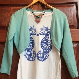 Turquoise Shrug