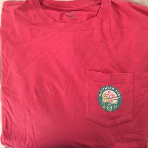 Rust Southern Tide med long sleeve tshirt