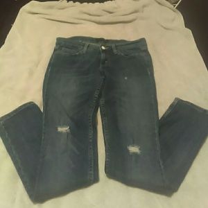Levi's 524 Too SuperLow, Sz 5 Med, Skinny Jeans-$6