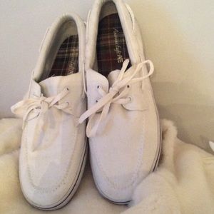 Mens American Eagle canvas boat shoe size 11