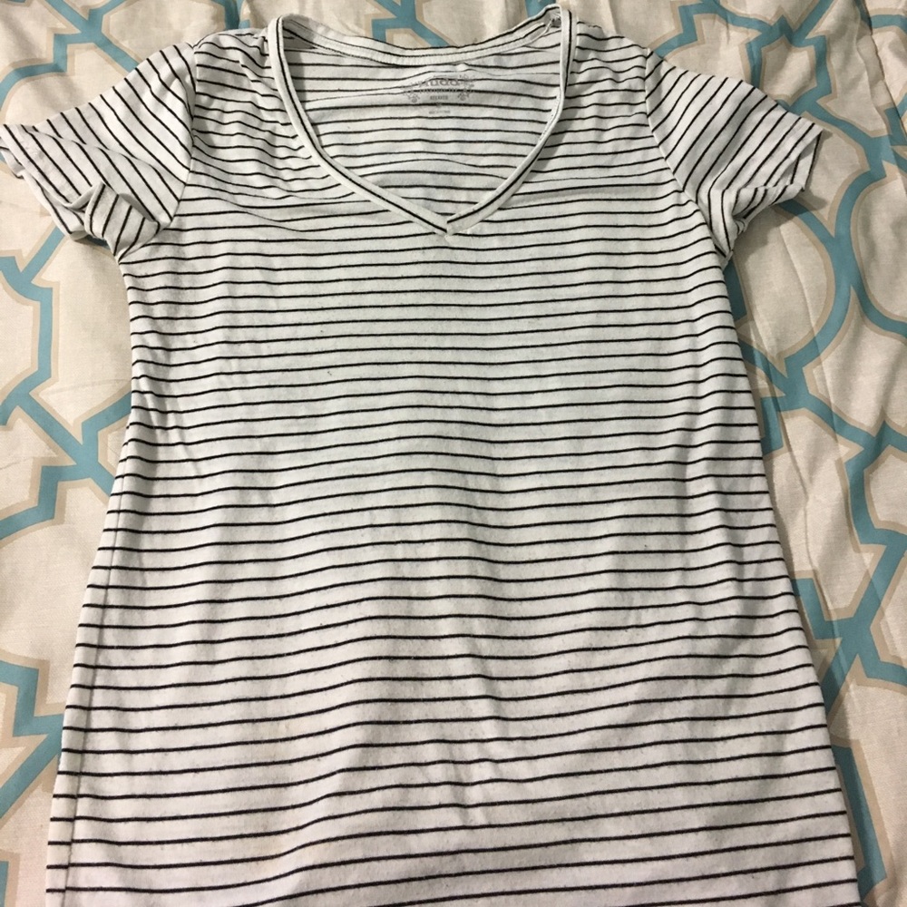 Black striped shirt