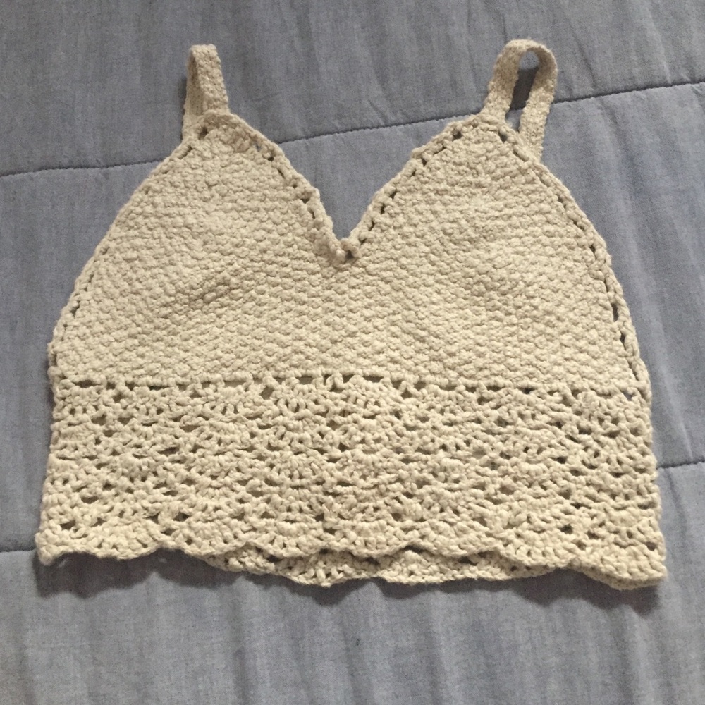 Knit crop top
