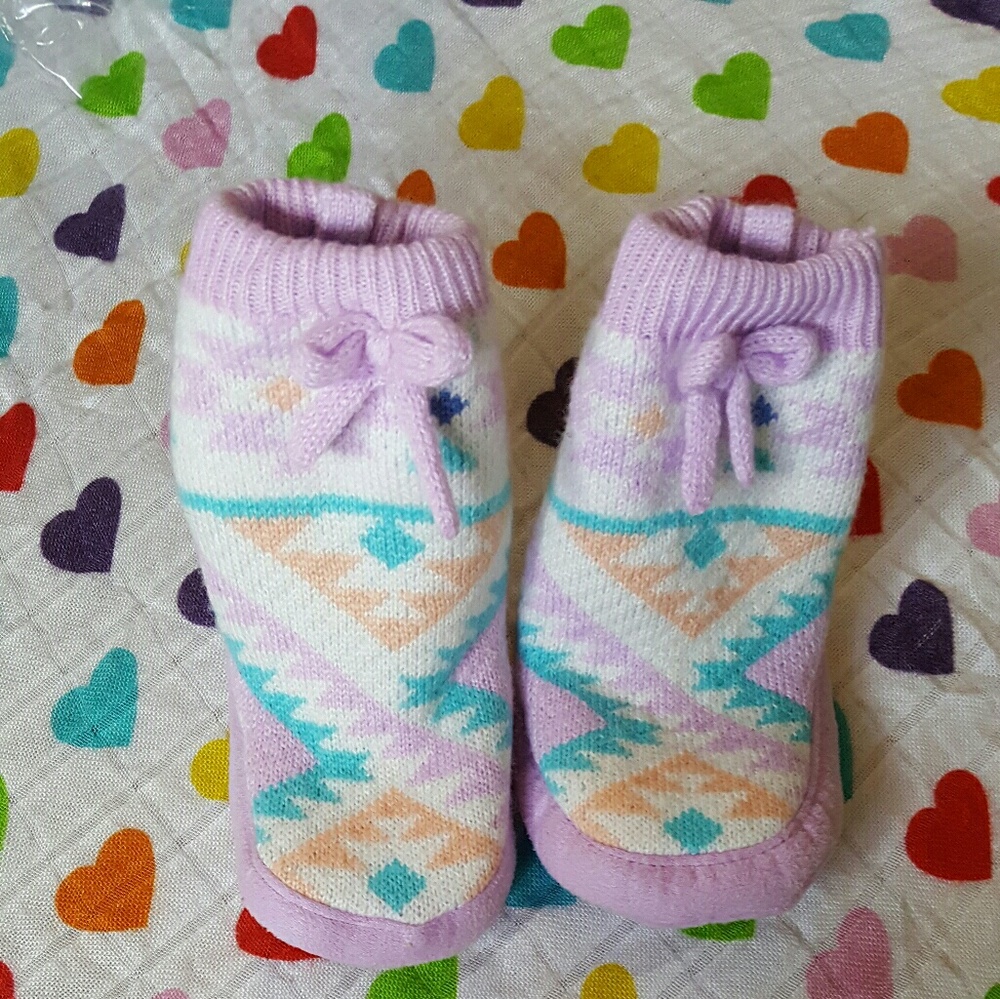 Brand New Carter's baby slippers