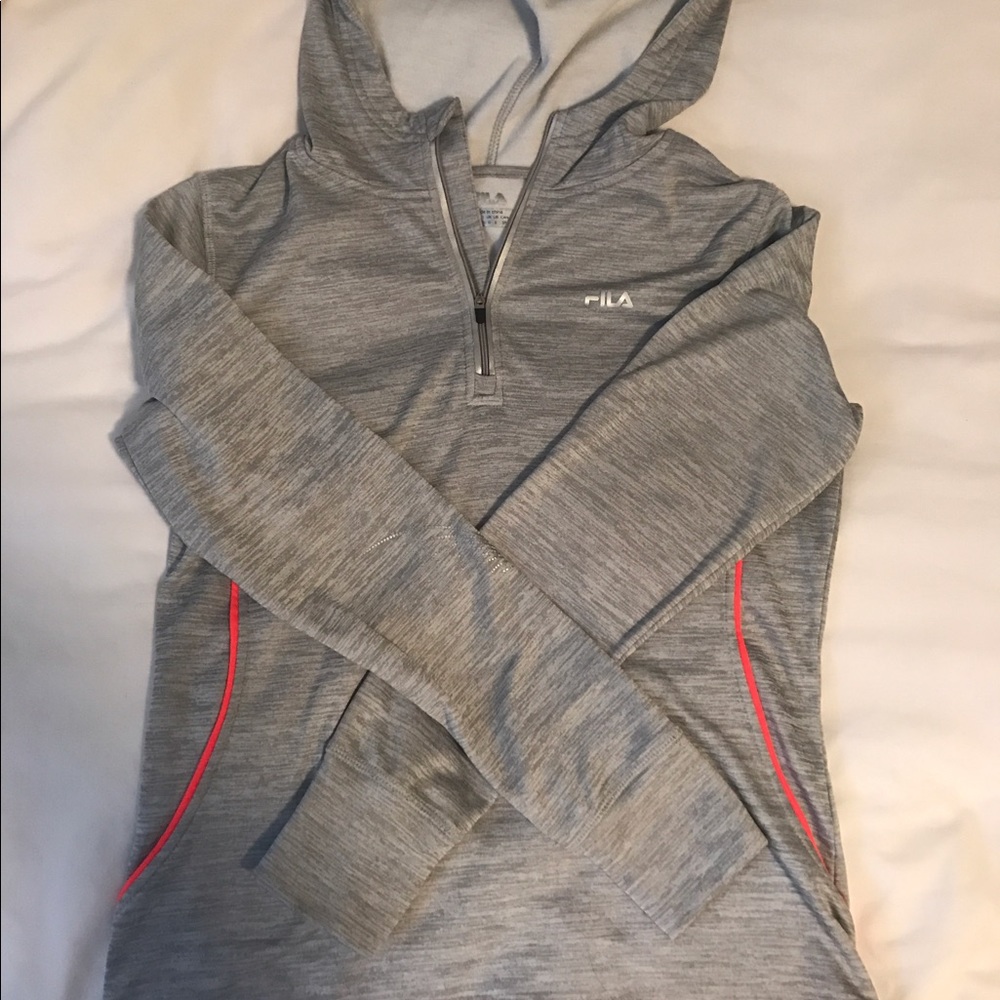 Half zip hooded sweatshirt size small