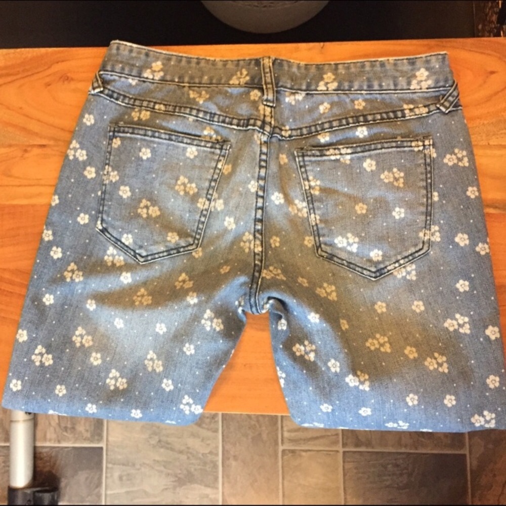 Free People ditsy floral skinny jeans size 27 - Picture 4 of 4