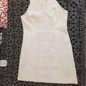 Lilly Pulitzer Lynn White Lace Shift Dress