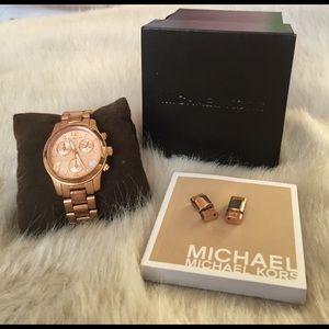 Michael Kors Rose Gold Watch