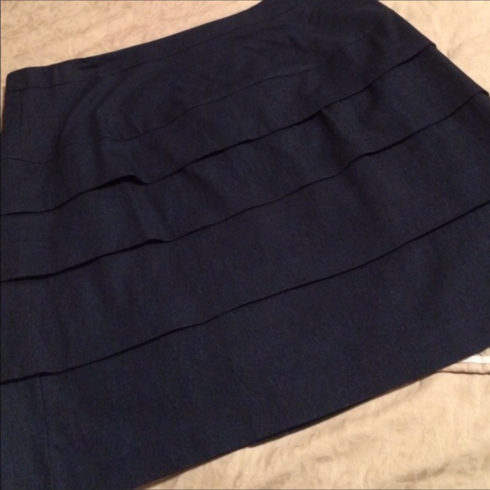 18w denim midi skirt