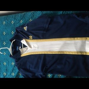 Norte dame polo size medium fits large as well