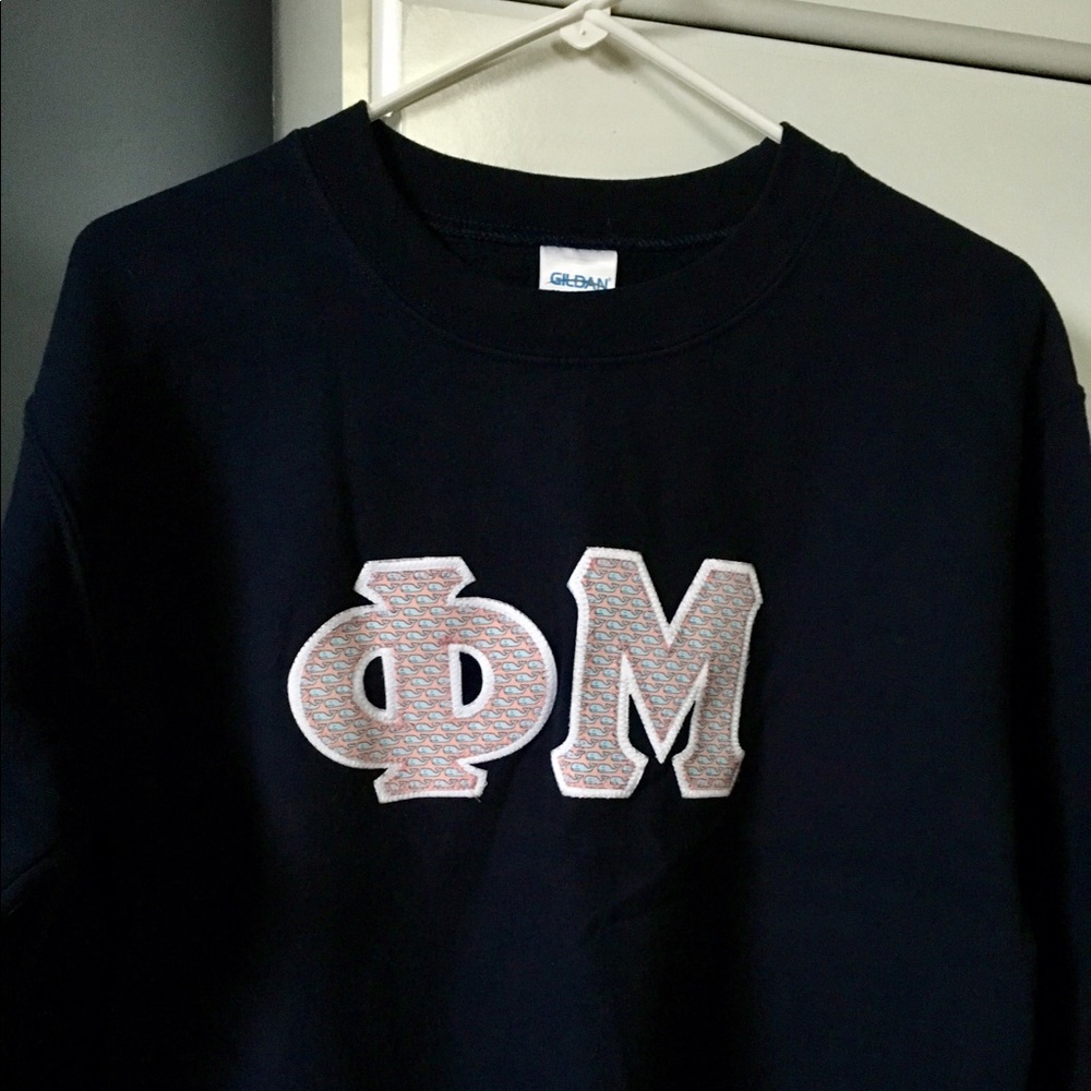 Phi Mu Vineyard Vines Crewneck Sweatshirt