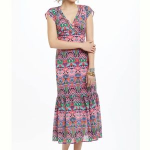 Beautiful NWT Vanessa Virginia Mural Maxi Dress