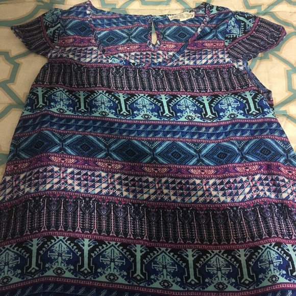 Pink rose long blouse - Picture 1 of 3