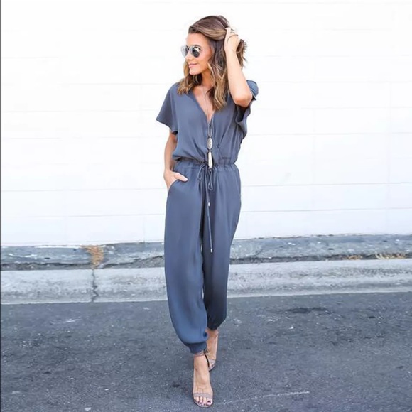 Blue Jumpsuit - Picture 3 of 3