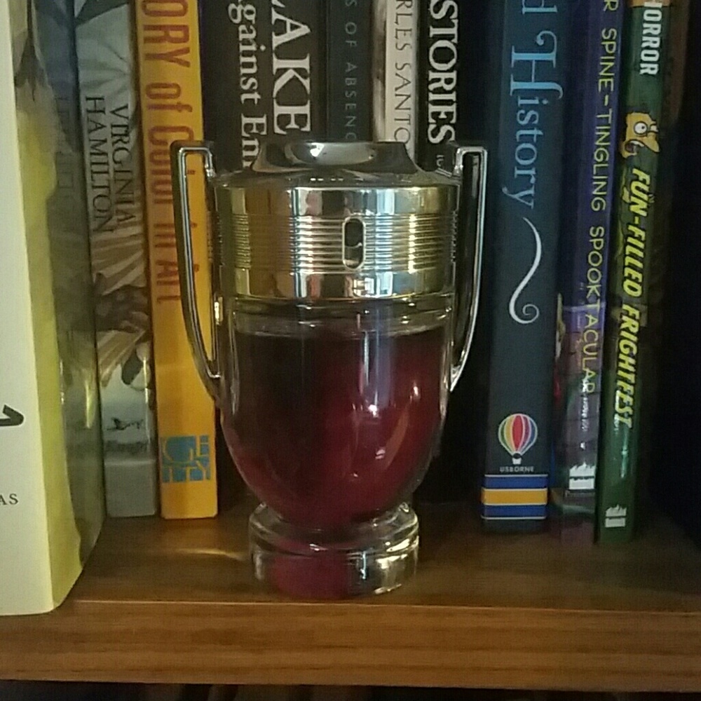 Full bottle of Paco Rabanne Invictus 1.7 oz