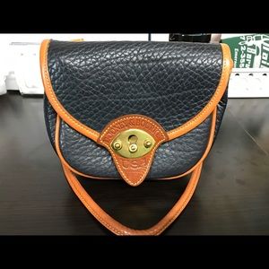 Dooney Vintage Crossbody Bag Navy & Excellent