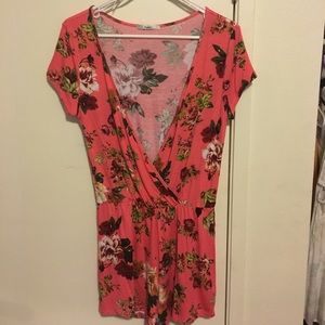 FLORAL ROMPER