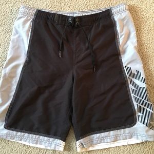 Men's Black/Grey Nike Swimsuit