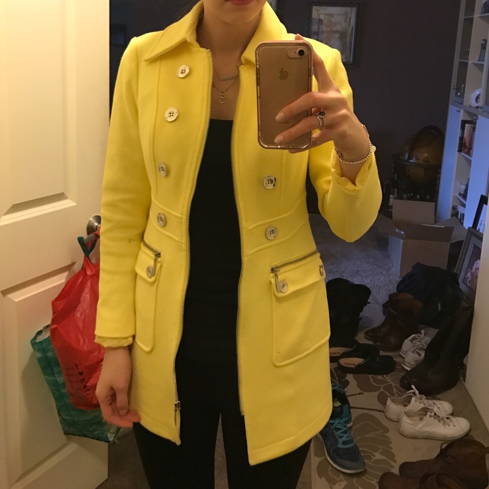 INC Yellow Spring Coat