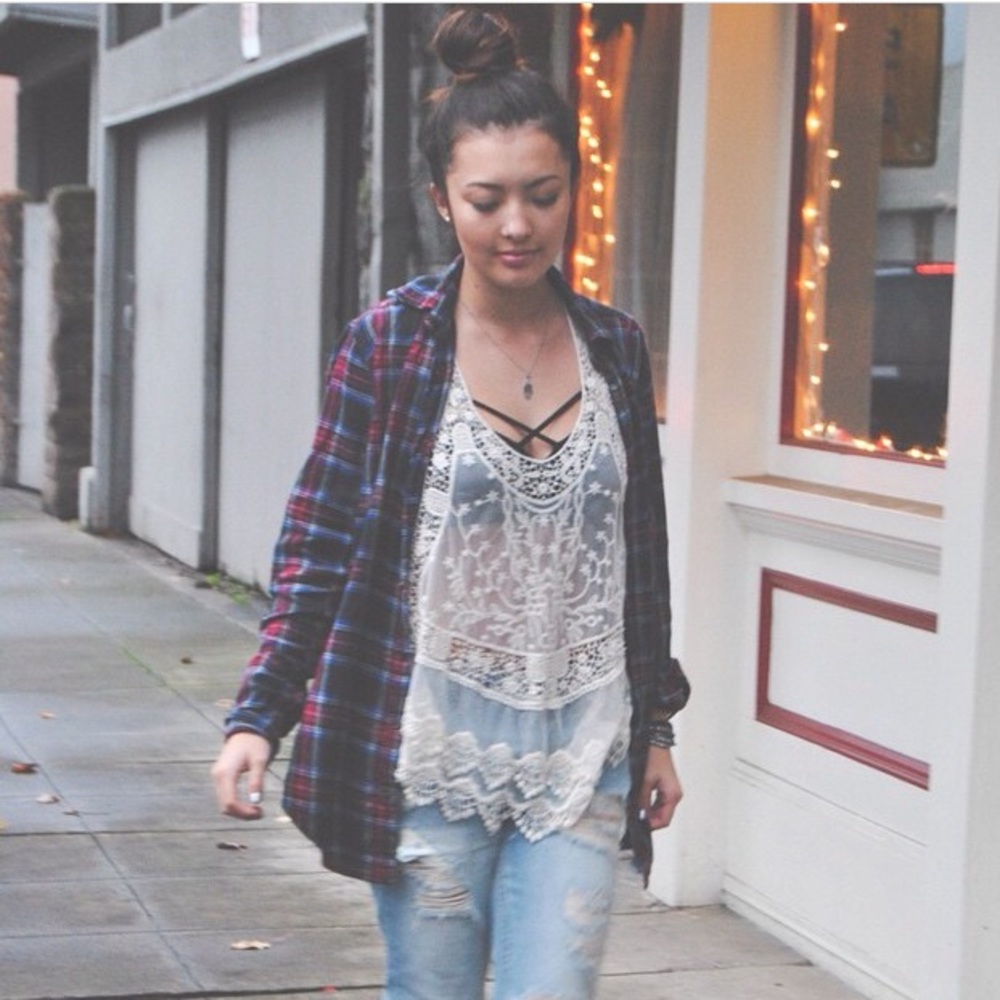 Sheer Lace Top