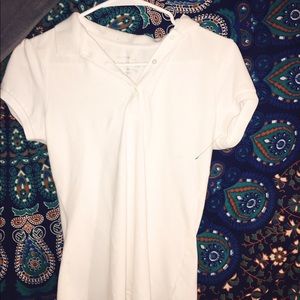 Plain White Collared Shirt