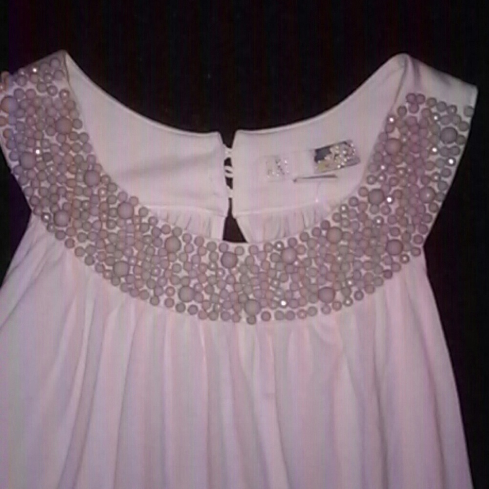 NWOT XXI Beaded A Line Sleeveless Top