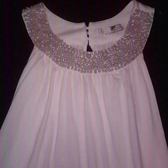 NWOT XXI Beaded A Line Sleeveless Top - Picture 3 of 4