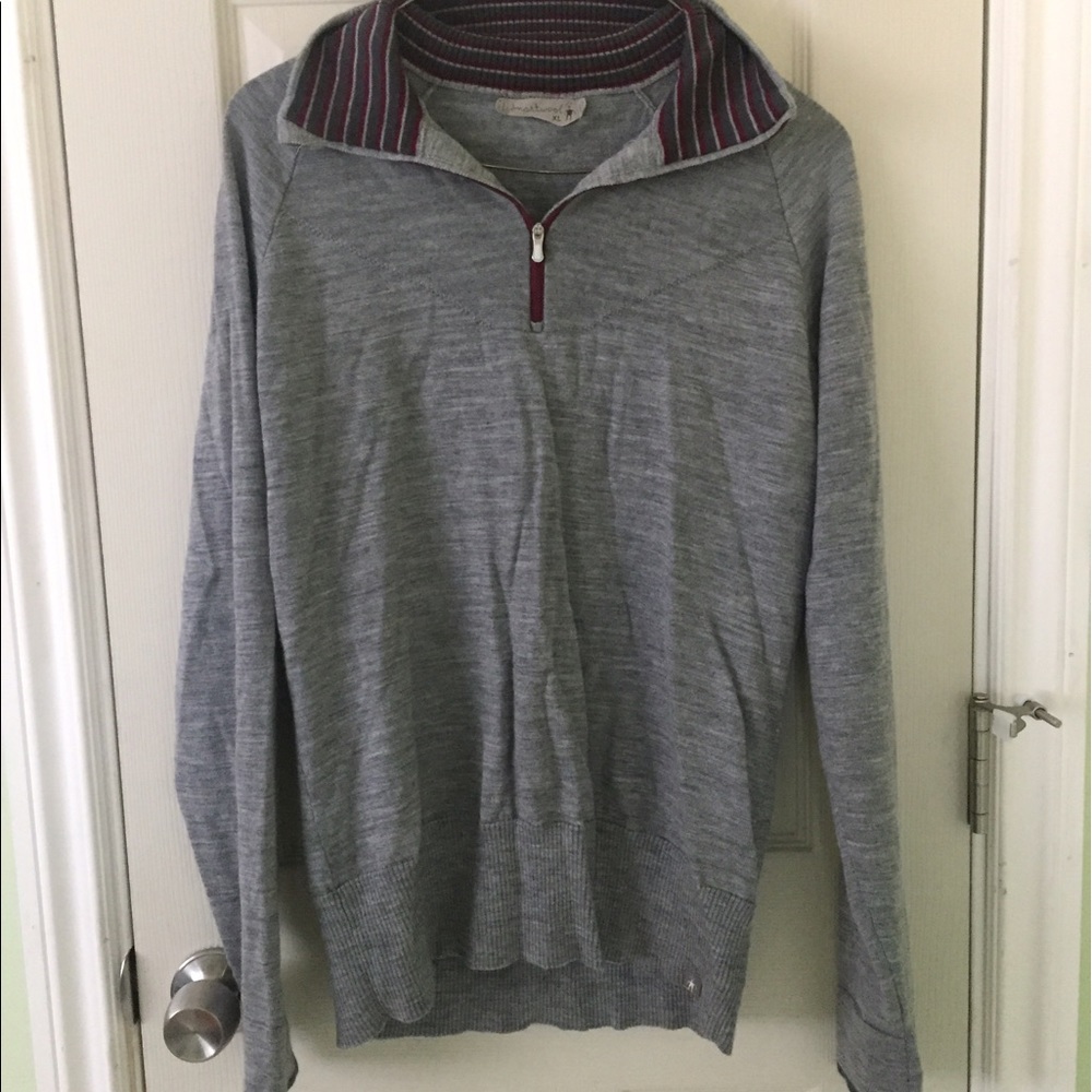Smart wool half zip