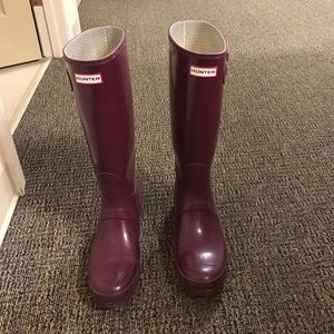 Hunter rain boots