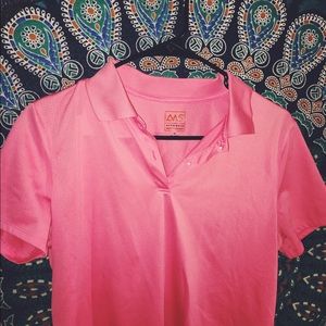 Pink collared shirt