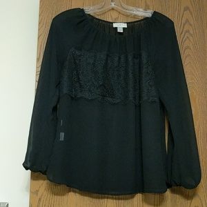 MP LOFT blouse with lace
