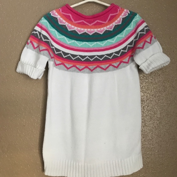 Little girls short-sleeve sweater dress - Picture 3 of 3