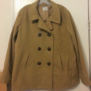 Tan pea coat