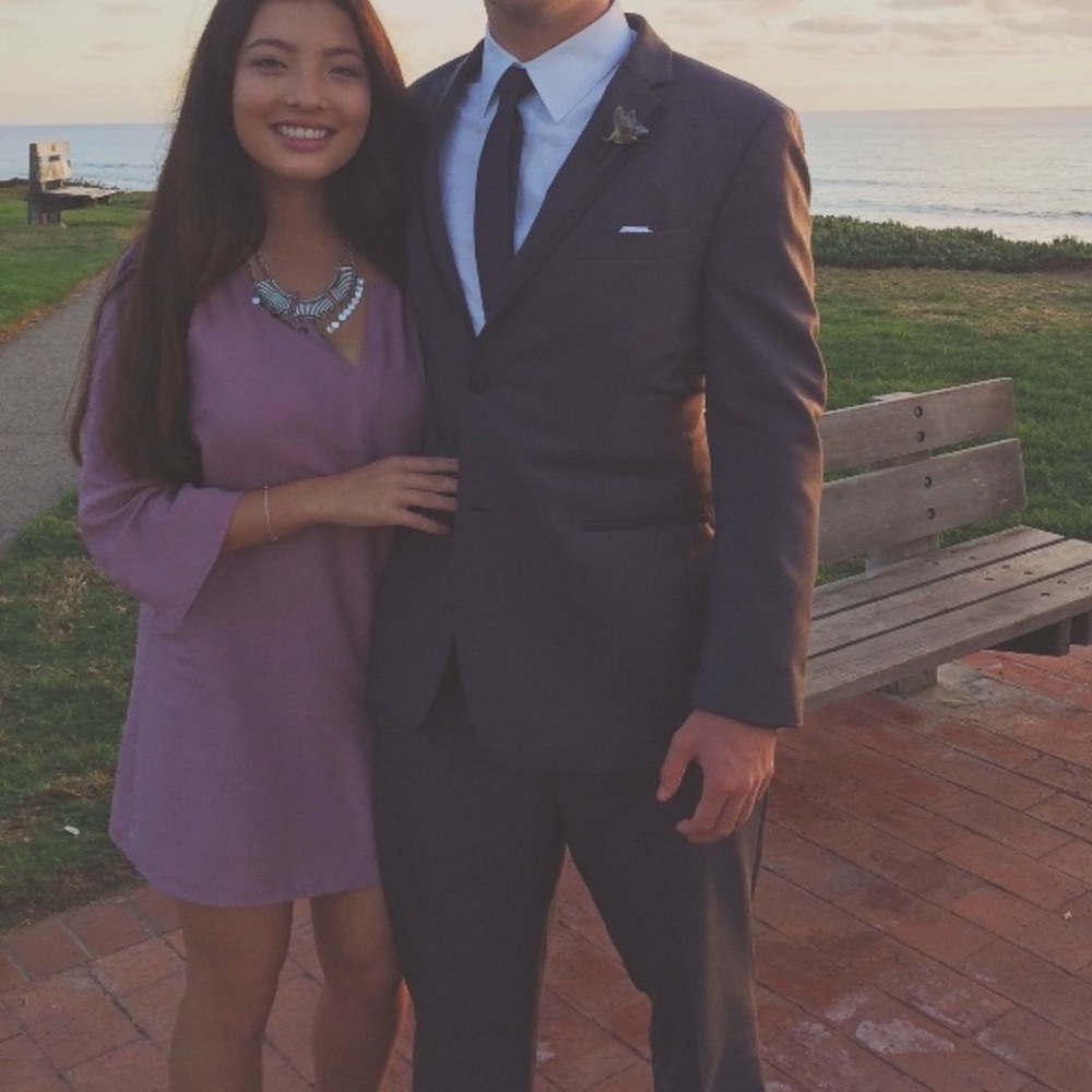 Lilac Shift Dress