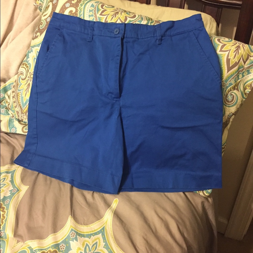 Blue shorts