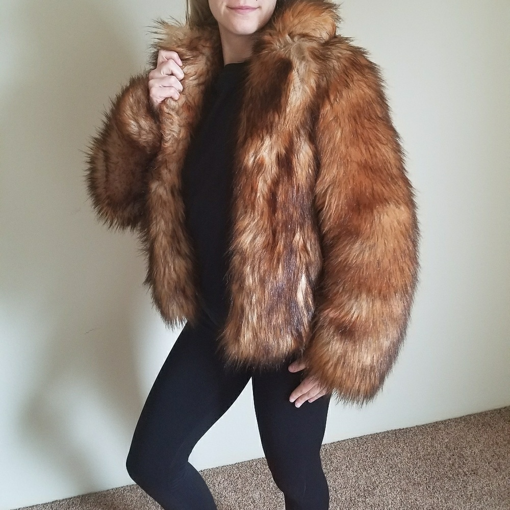H&M Faux Fur Jacket