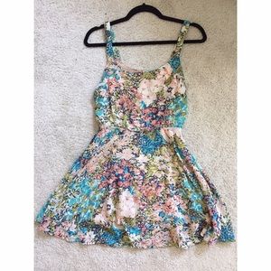 Colorful floral dress