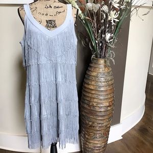 WHBM Silver Cocktail dress