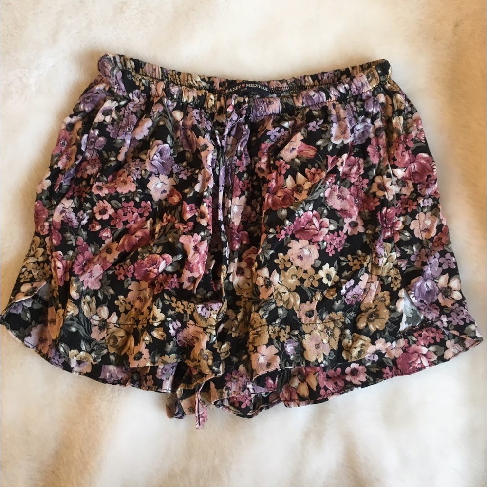 Flowy Floral Brandy Melville Shorts