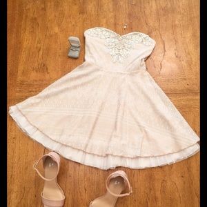 XS Free People Cream Dress