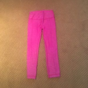 LULULEMON ATHLETICA high rise pink/purple 7/8 pant
