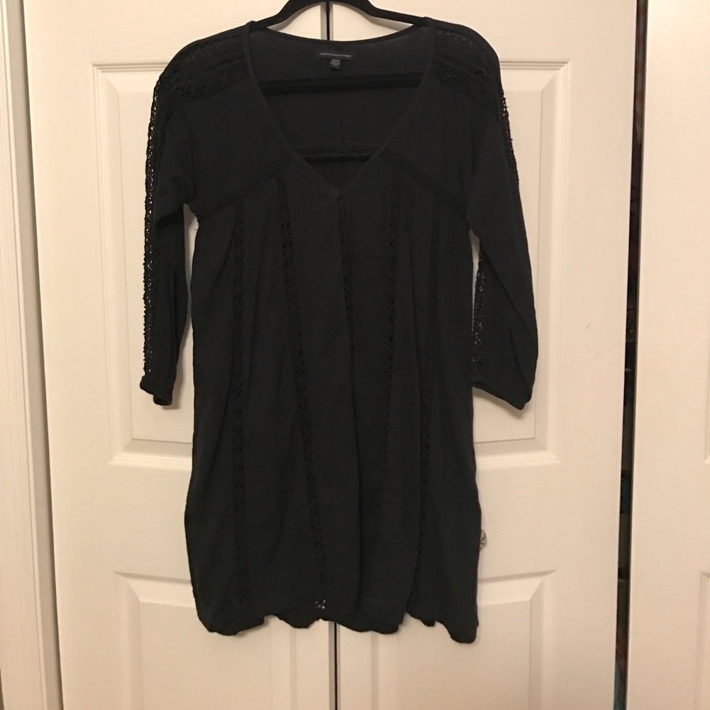 Crocheted trimmed dress from AE