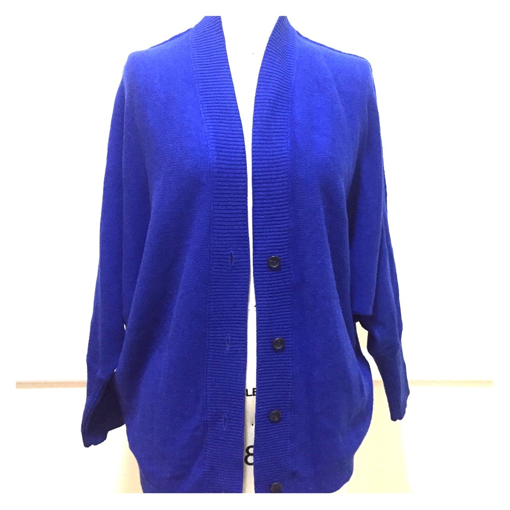 2 for $20 Silence + noise royal blue dolman sleeve cardigan