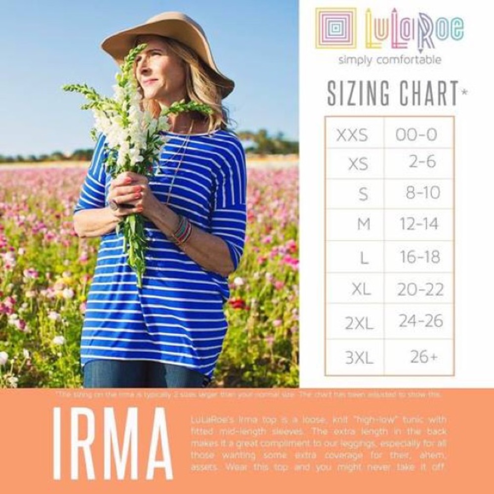 ❤ LuLaRoe Irma Mystery Sale (Baseball Tee)❤️ - Picture 4 of 4