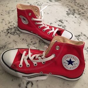 Red Converse Chuck Taylor All Star High Top
