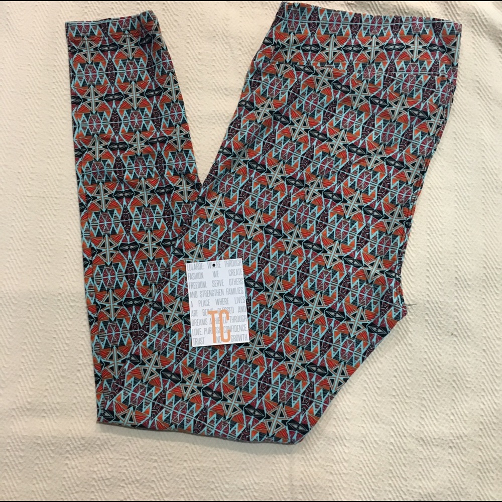 Sale! Lularoe geometric mint&orange NWOT TC
