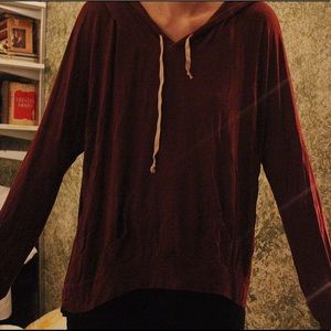 Red Brandy Melville Hoodie