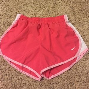 Pink Nike shorts